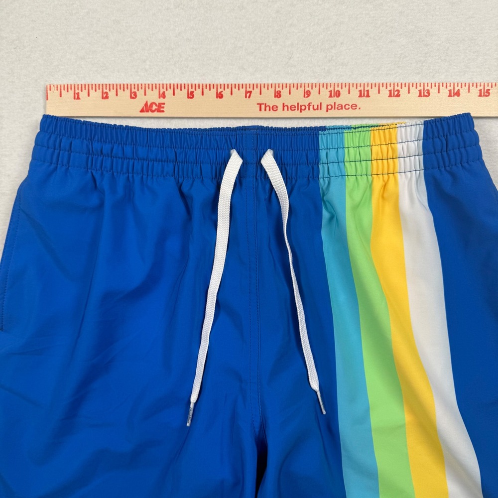 Chubbies The Brewsters Swim Trunks Mens Medium Blue Multicolor Striped‎ Shorts - Picture 5 of 7